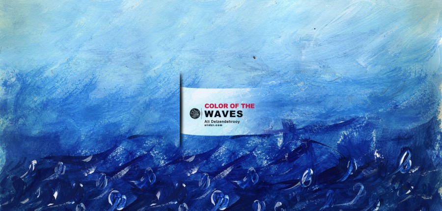 Color of the waves